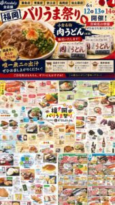 フーデリーのチラシ